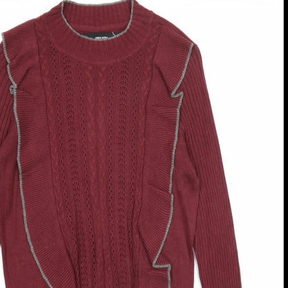 Womens UK Size S VERO MODA Purple Pullover Jumper
