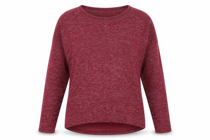 Colloseum Womens Red Round Neck Viscose Pullover Jumper Size XS
