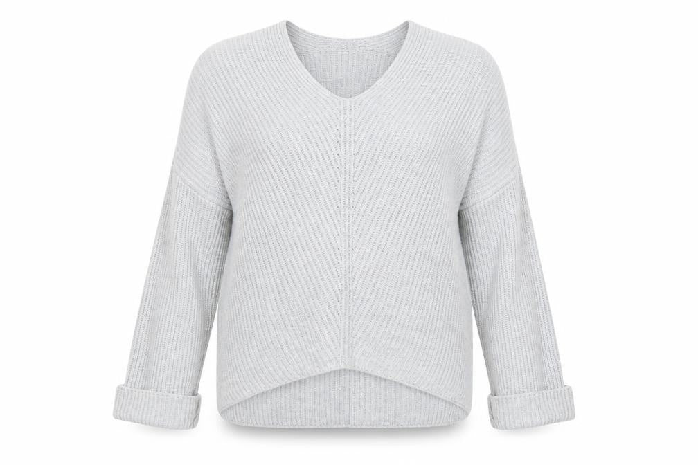 Womens UK Size 12 Topshop Grey Pullover Jumper