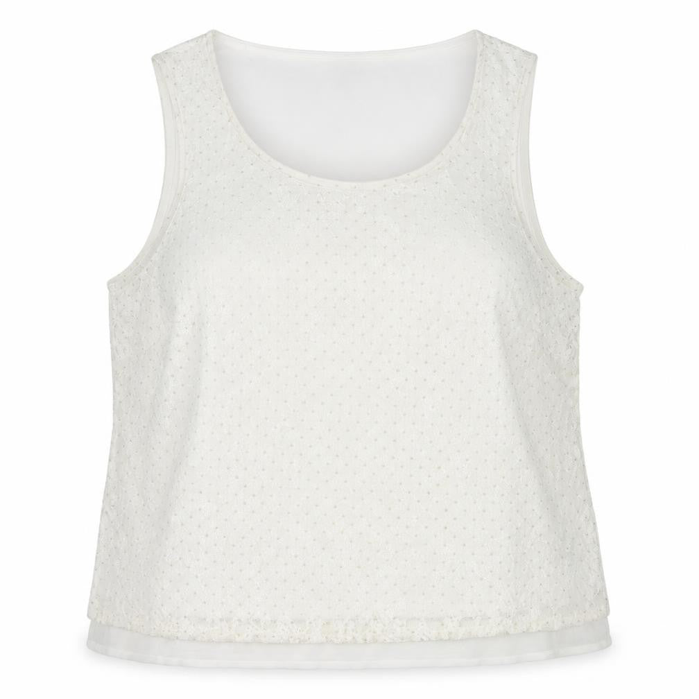 Womens UK Size 18 M&Co Ivory Basic Tank