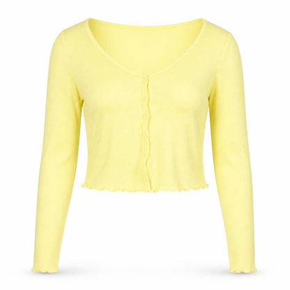 Womens UK Size S Divided by H&M Yellow Cardigan Jumper