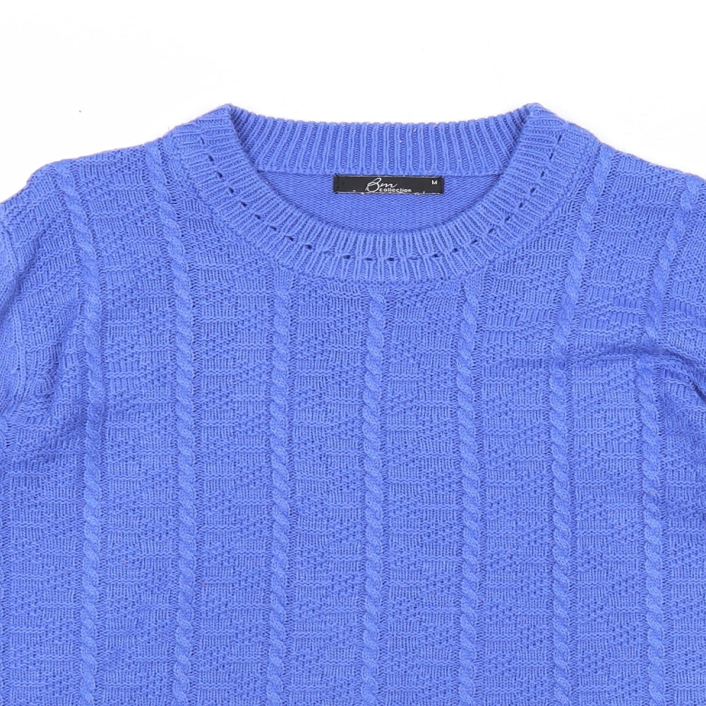 Womens UK Size M Bonmarché Blue Pullover Jumper