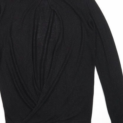 Womens UK Size 6 NEXT Black Pullover Jumper