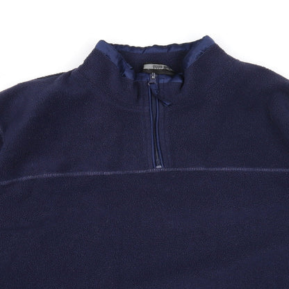 Debbie Morgan Mens Blue Polyester Pullover Sweatshirt Size M
