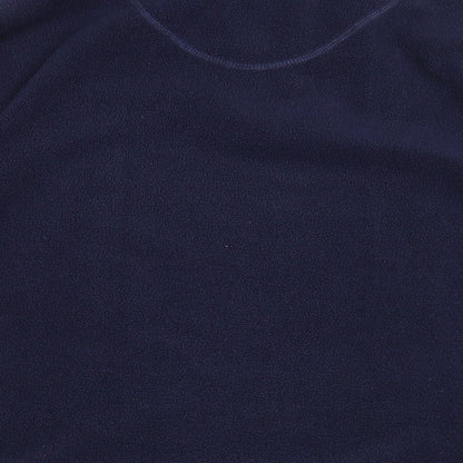 Debbie Morgan Mens Blue Polyester Pullover Sweatshirt Size M
