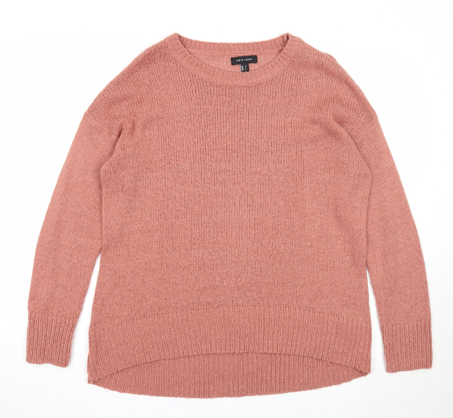 Womens UK Size L New Look Pink Pullover Jumper