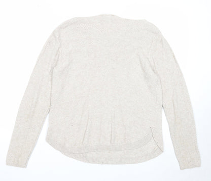 Womens UK Size M Monsoon Beige Pullover Jumper