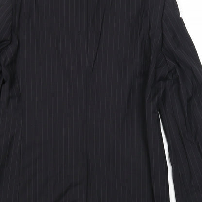Mens UK Size 40 Impressions Regular Black Suit Jacket