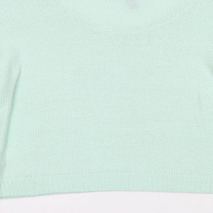 Womens UK Size 6 Divided by H&M Green Pullover Jumper