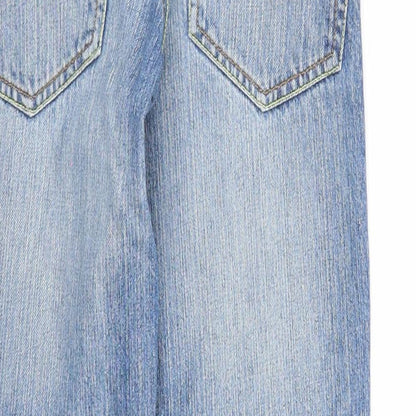 Demo Boys Blue Cotton Straight Jeans Size 9 Months Regular Zip