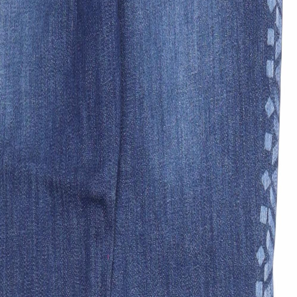 Fishbone Womens Blue Cotton Skinny Jeans Size 26 in Regular Zip