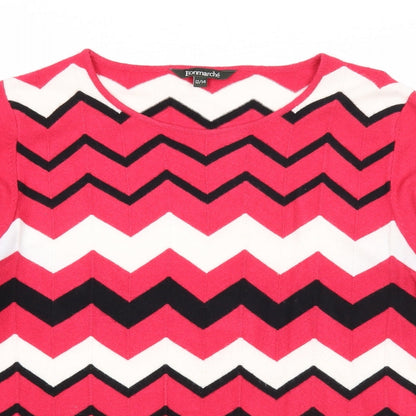 Womens UK Size 12 Bonmarché Pink Pullover Jumper