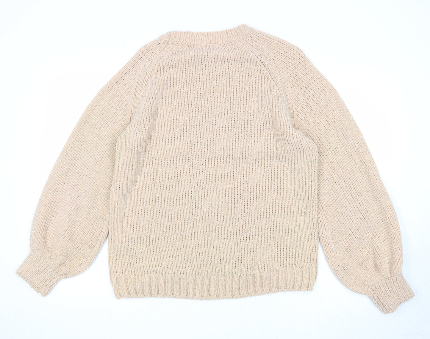 Womens UK Size S H&M Pink Pullover Jumper
