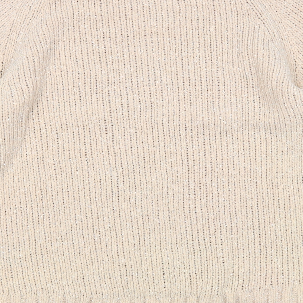 Womens UK Size S H&M Pink Pullover Jumper