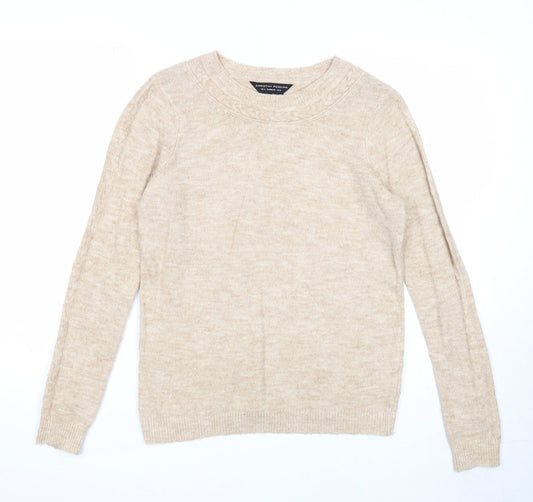 Womens UK Size 8 Dorothy Perkins Beige Pullover Jumper