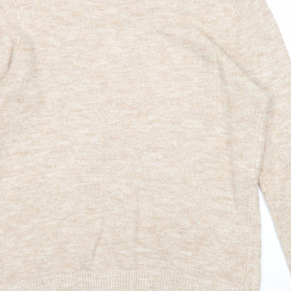 Womens UK Size 8 Dorothy Perkins Beige Pullover Jumper