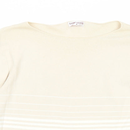 Womens UK Size M Bonmarché Beige Pullover Jumper