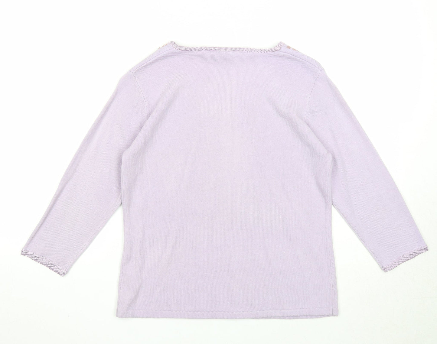 Womens UK Size 10 Tigi Purple Pullover Jumper