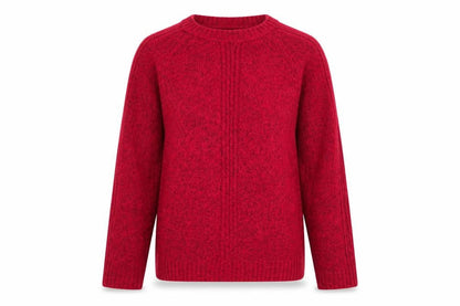 Marks and Spencer Womens Pink Round Neck Acrylic Pullover Jumper Size S