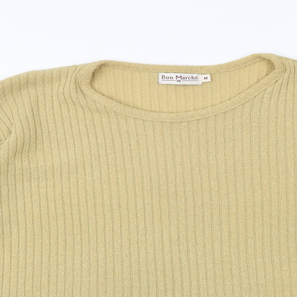 Womens UK Size M Bonmarché Yellow Pullover Jumper