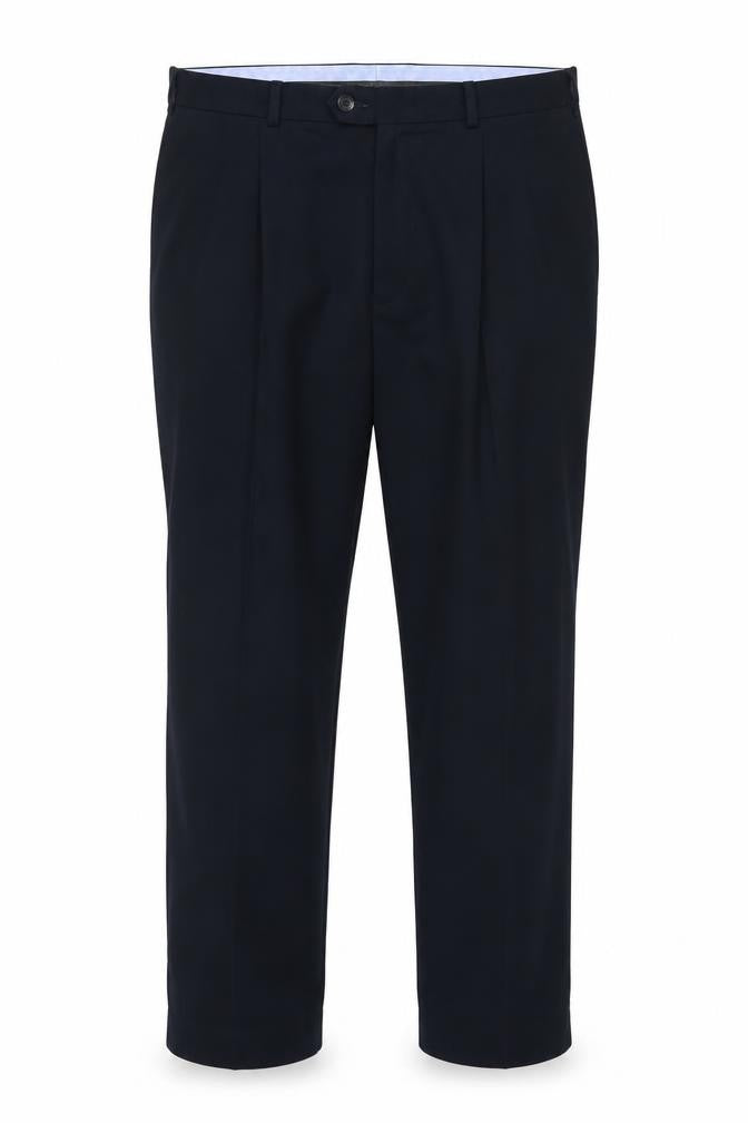 Mens UK Size 33 in Marks and Spencer Regular Fit Dress Pants Blue Trousers