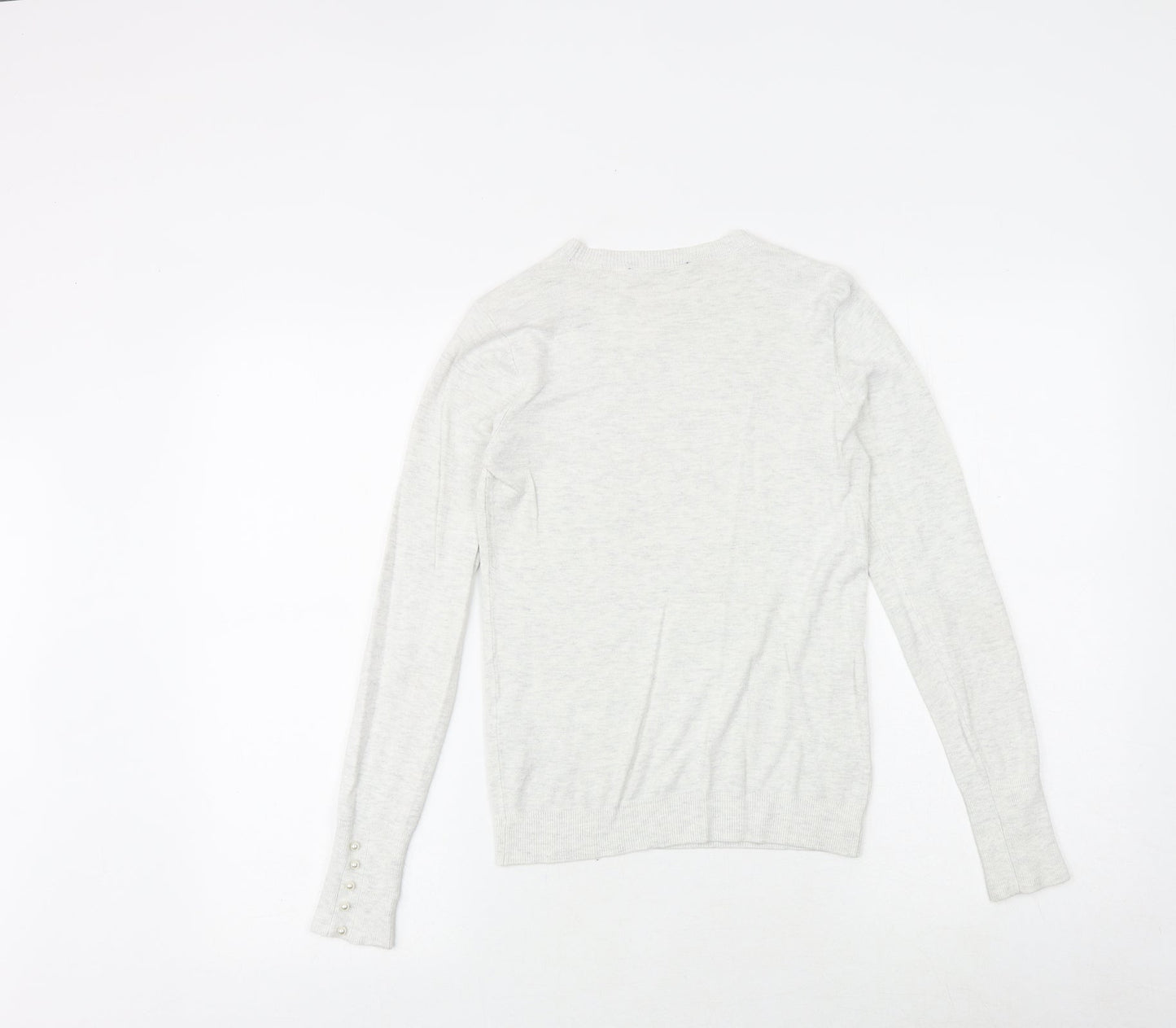Womens UK Size S Zara Grey Pullover Jumper