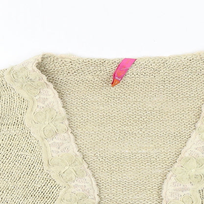 Womens UK Size S Marks and Spencer Brown Cardigan Jumper
