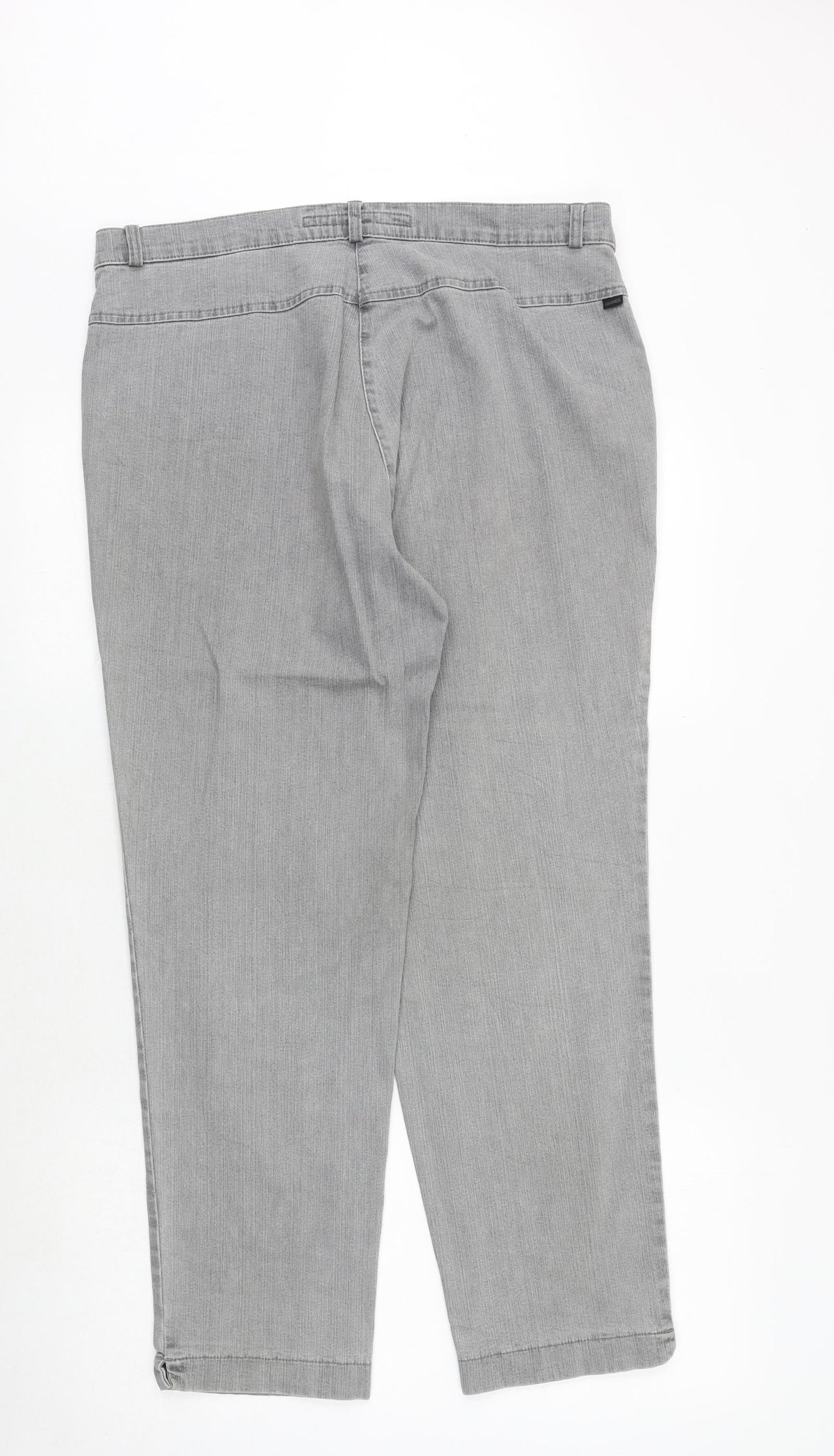 Womens UK Size 35 in ZERRES Regular Fit Straight Grey Jeans