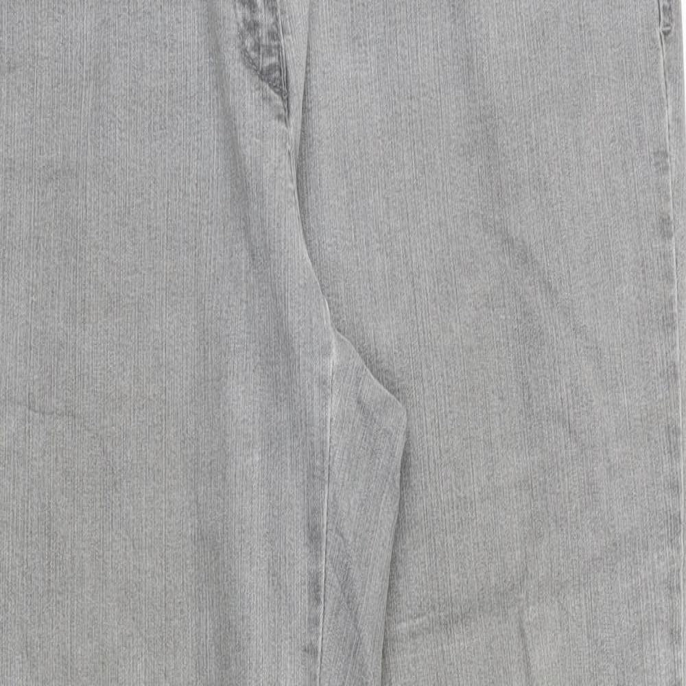 Womens UK Size 35 in ZERRES Regular Fit Straight Grey Jeans