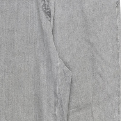 Womens UK Size 35 in ZERRES Regular Fit Straight Grey Jeans