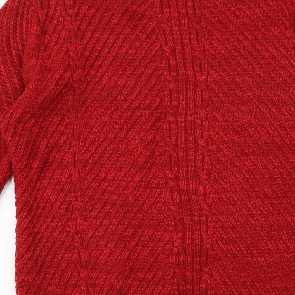 Womens UK Size S Bonmarché Red Pullover Jumper