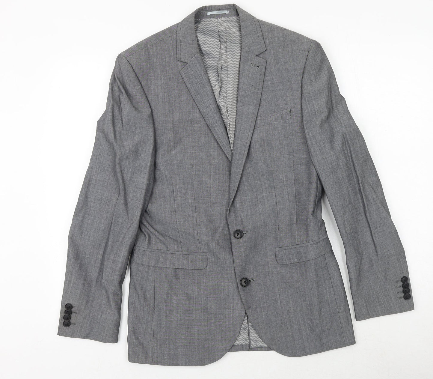 Mens UK Size 36 NEXT Regular Grey Suit Jacket