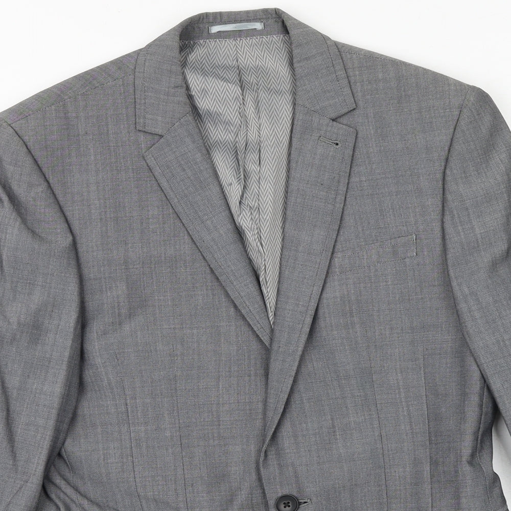Mens UK Size 36 NEXT Regular Grey Suit Jacket