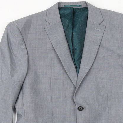Mens UK Size 38 NEXT Regular Grey Suit Jacket