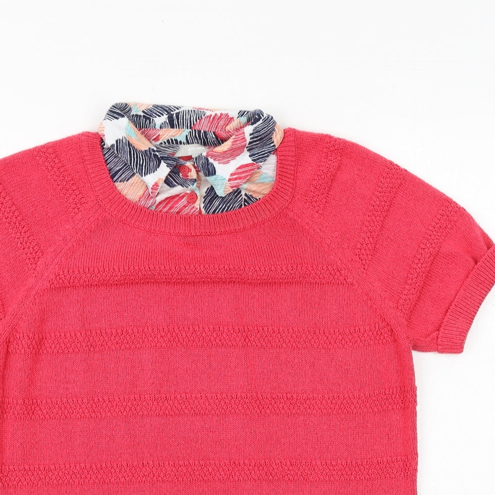 Womens UK Size 12 Marks and Spencer Pink Pullover Jumper