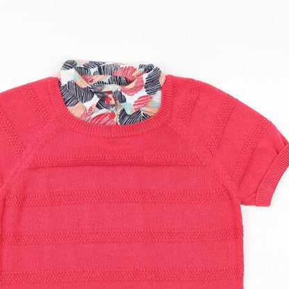 Womens UK Size 12 Marks and Spencer Pink Pullover Jumper