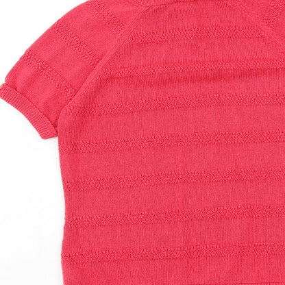 Womens UK Size 12 Marks and Spencer Pink Pullover Jumper
