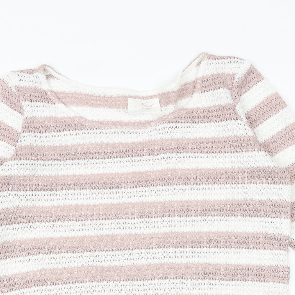 Womens UK Size 10 NEXT Pink Pullover Jumper