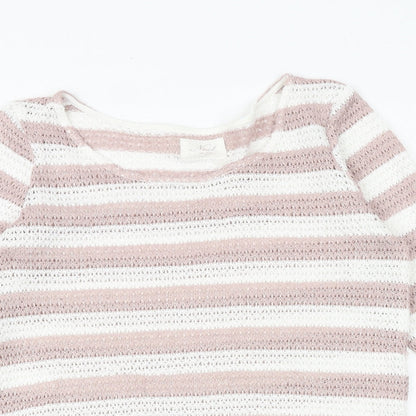 Womens UK Size 10 NEXT Pink Pullover Jumper