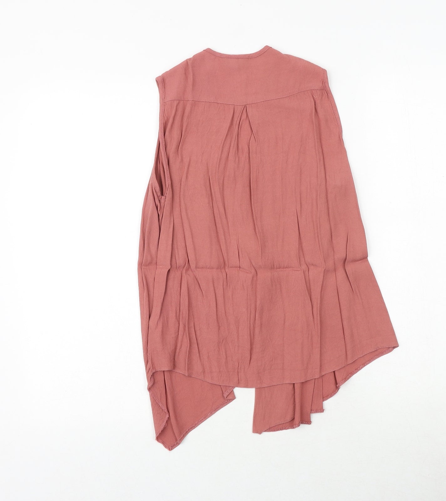 Womens UK Size 10 Topshop Pink Kimono Blouse