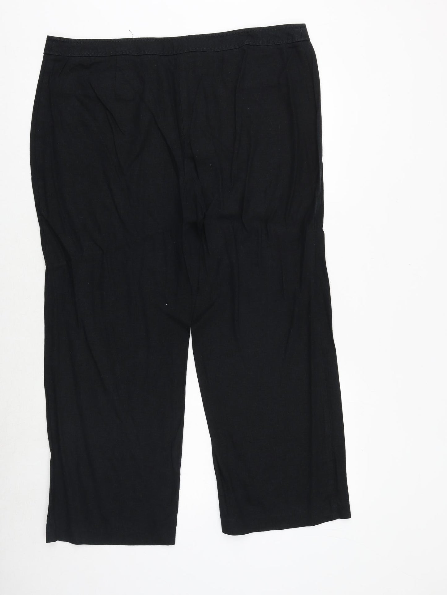 Womens UK Size 40 in Marks and Spencer Regular Fit  Black Trousers