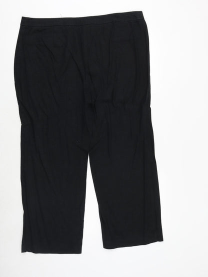 Womens UK Size 40 in Marks and Spencer Regular Fit  Black Trousers