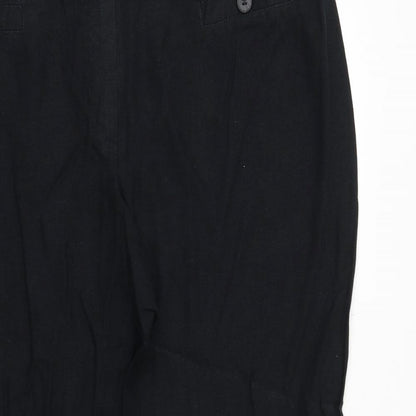 Womens UK Size 40 in Marks and Spencer Regular Fit  Black Trousers