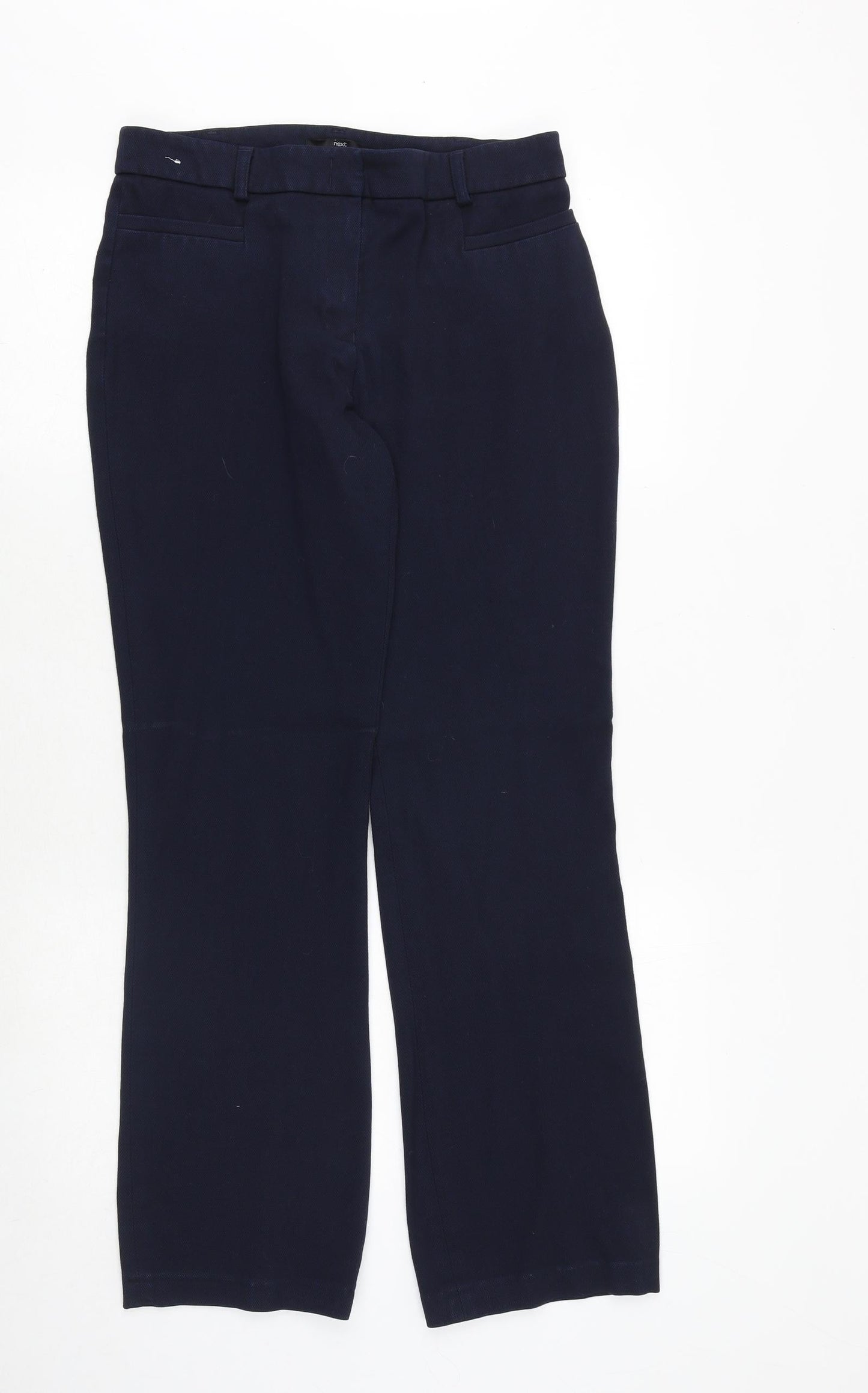 Womens UK Size 10 NEXT Regular Fit Dress Pants Blue Trousers