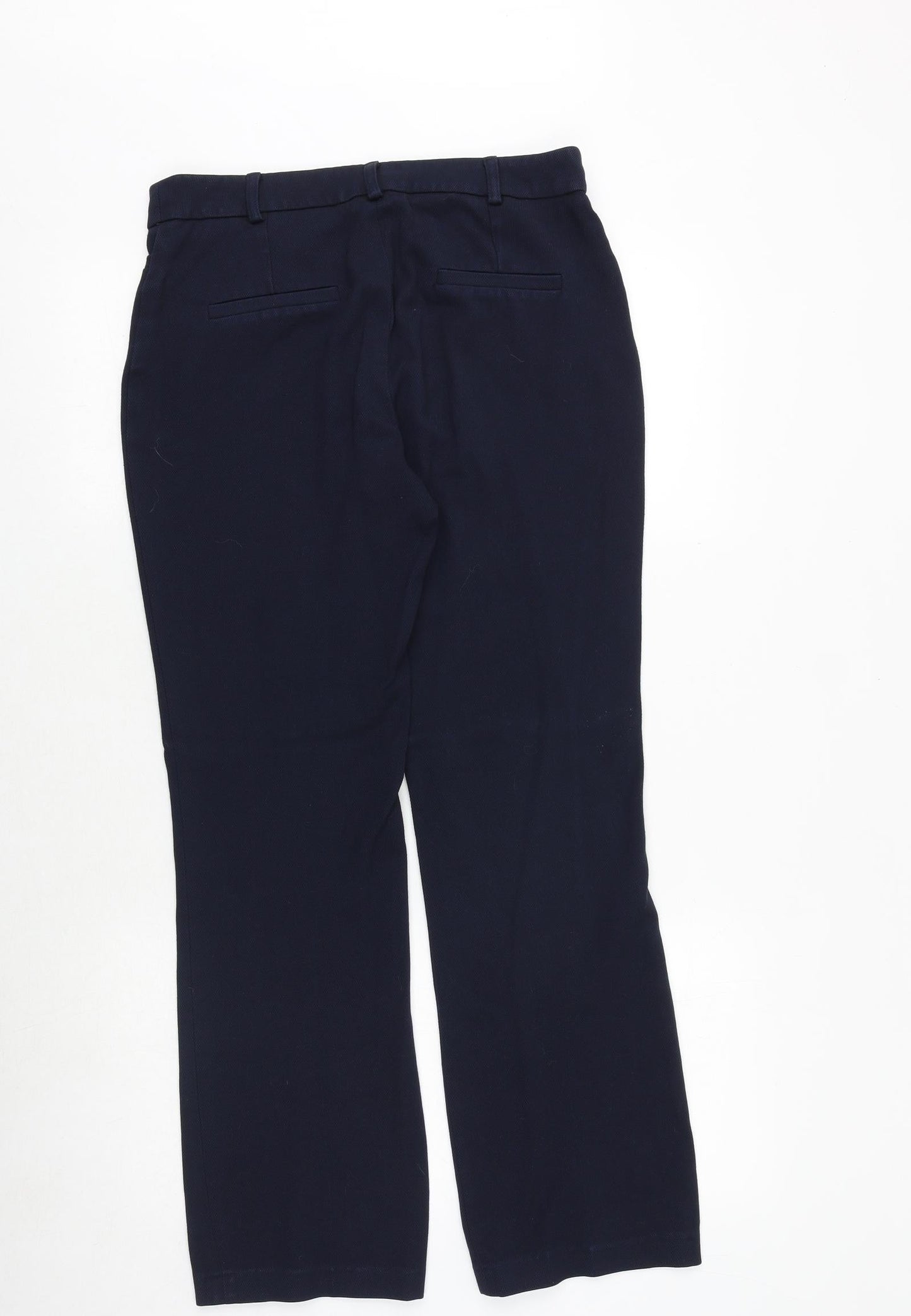 Womens UK Size 10 NEXT Regular Fit Dress Pants Blue Trousers
