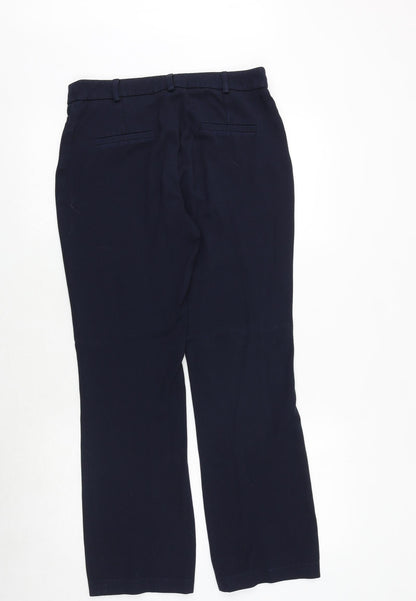 Womens UK Size 10 NEXT Regular Fit Dress Pants Blue Trousers
