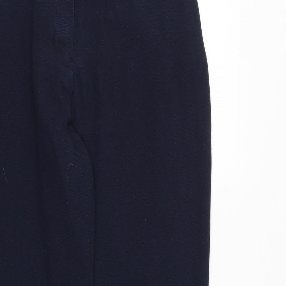 Womens UK Size 10 NEXT Regular Fit Dress Pants Blue Trousers