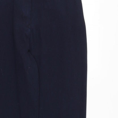 Womens UK Size 10 NEXT Regular Fit Dress Pants Blue Trousers