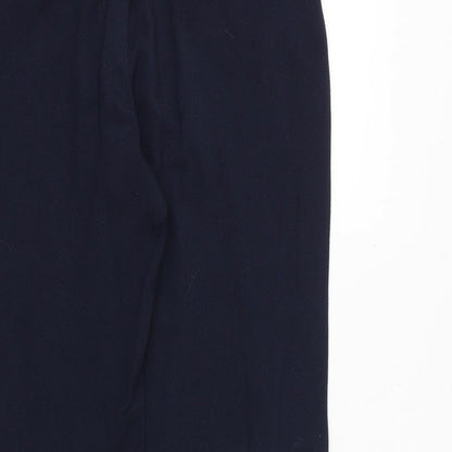 Womens UK Size 10 NEXT Regular Fit Dress Pants Blue Trousers