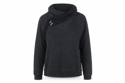 Your Turn Womens Grey Cotton Pullover Sweatshirt Size S